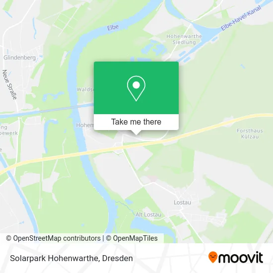 Карта Solarpark Hohenwarthe