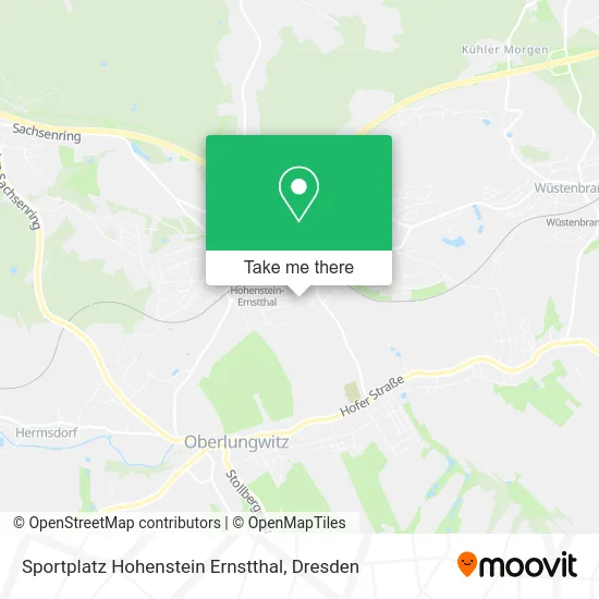Карта Sportplatz Hohenstein Ernstthal