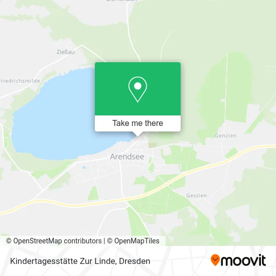 Карта Kindertagesstätte Zur Linde