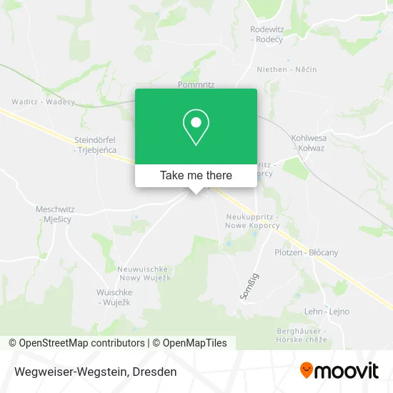 Карта Wegweiser-Wegstein