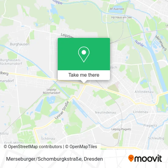 Карта Merseburger/Schomburgkstraße