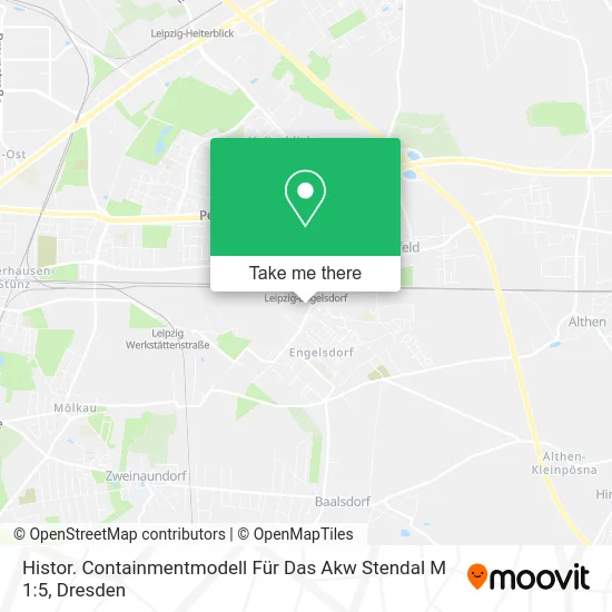 Карта Histor. Containmentmodell Für Das Akw Stendal M 1:5