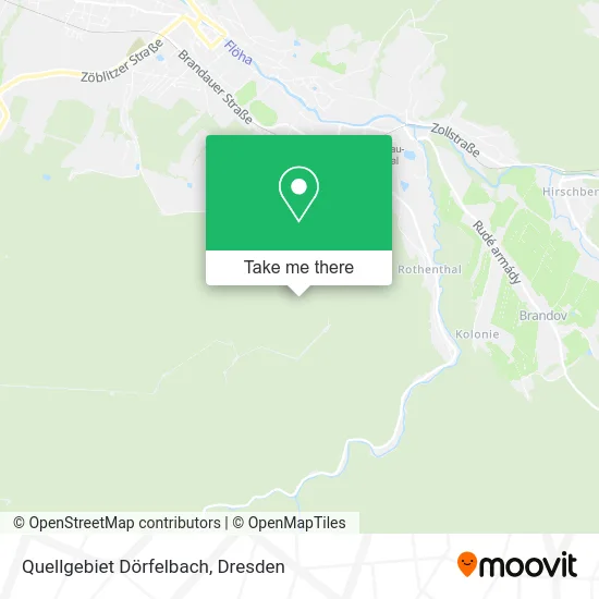 Карта Quellgebiet Dörfelbach