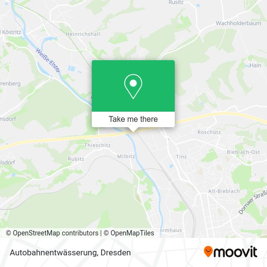 Карта Autobahnentwässerung