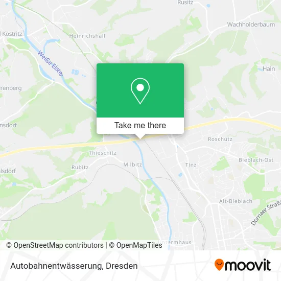 Карта Autobahnentwässerung