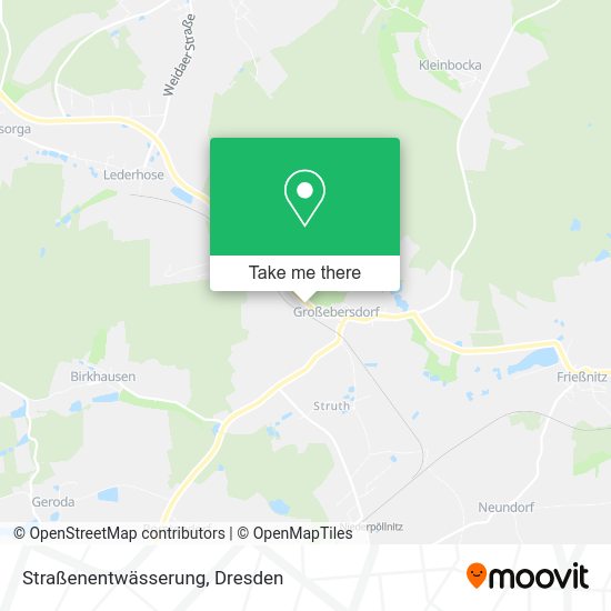 Карта Straßenentwässerung
