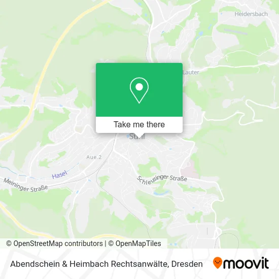 Карта Abendschein & Heimbach Rechtsanwälte