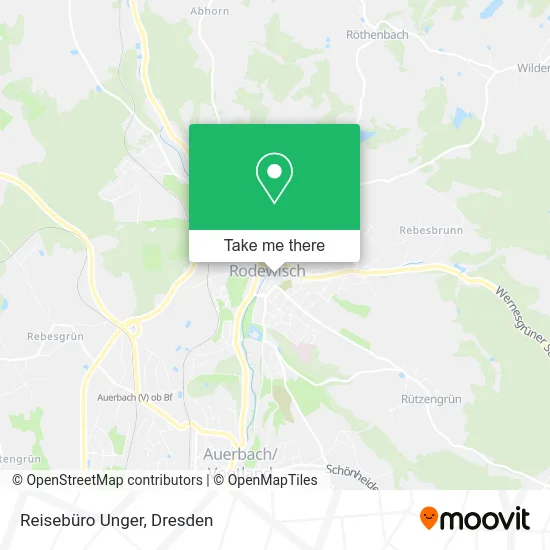 Карта Reisebüro Unger