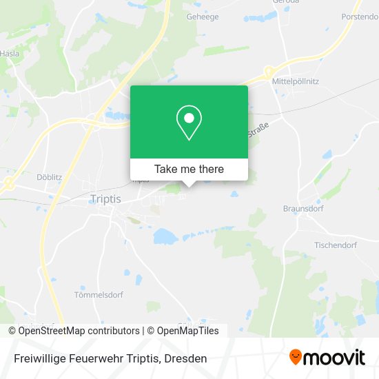 Карта Freiwillige Feuerwehr Triptis