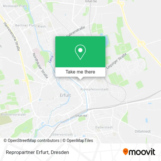 Карта Repropartner Erfurt