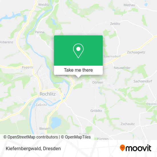 Карта Kiefernbergwald
