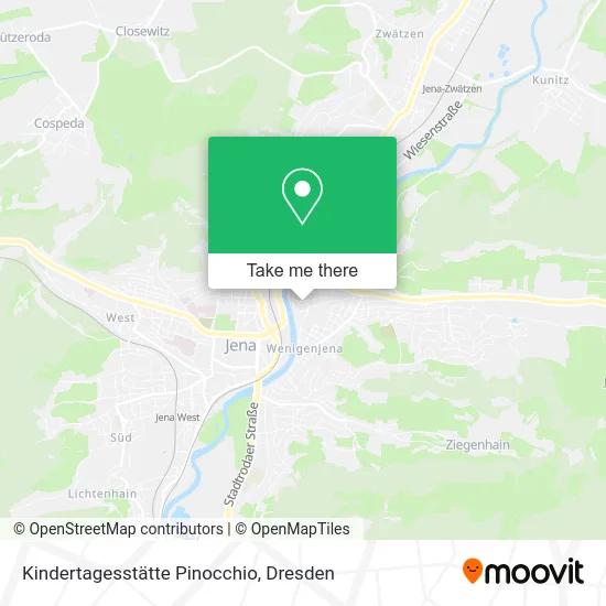 Карта Kindertagesstätte Pinocchio