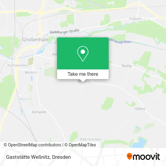 Карта Gaststätte Weßnitz