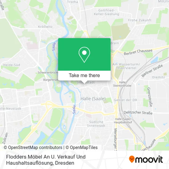 Карта Flodders Möbel An U. Verkauf Und Haushaltsauflösung