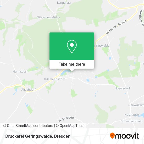 Карта Druckerei Geringswalde
