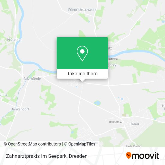 Карта Zahnarztpraxis Im Seepark