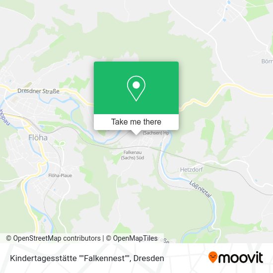 Карта Kindertagesstätte ""Falkennest""
