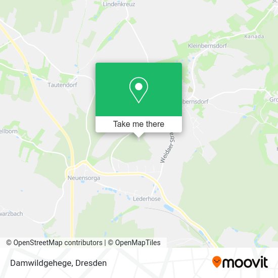 Карта Damwildgehege