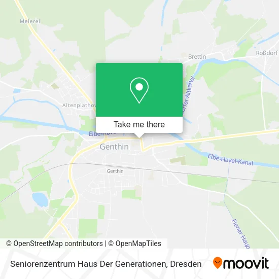 Карта Seniorenzentrum Haus Der Generationen