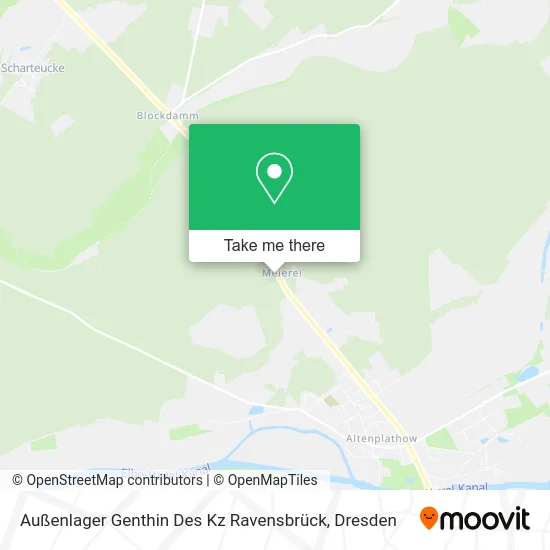 Карта Außenlager Genthin Des Kz Ravensbrück