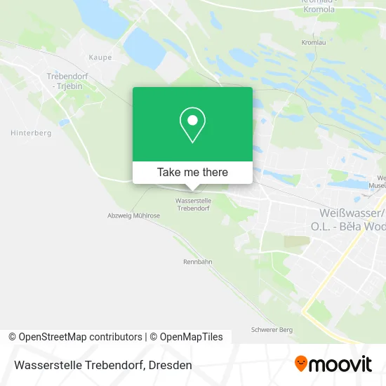 Карта Wasserstelle Trebendorf