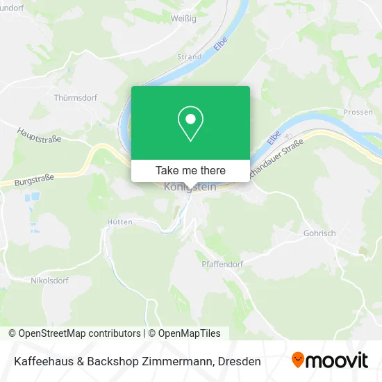 Карта Kaffeehaus & Backshop Zimmermann