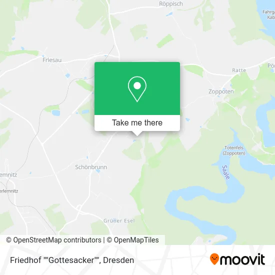 Карта Friedhof ""Gottesacker""