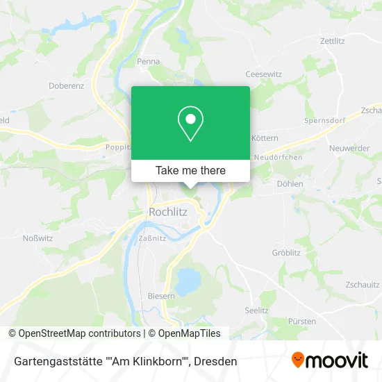Карта Gartengaststätte ""Am Klinkborn""