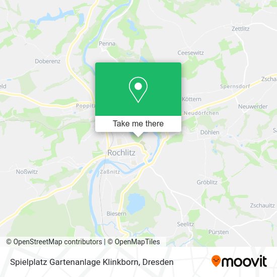 Карта Spielplatz Gartenanlage Klinkborn