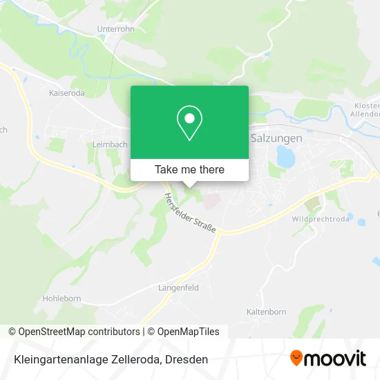 Карта Kleingartenanlage Zelleroda