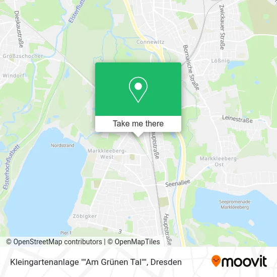 Карта Kleingartenanlage ""Am Grünen Tal""
