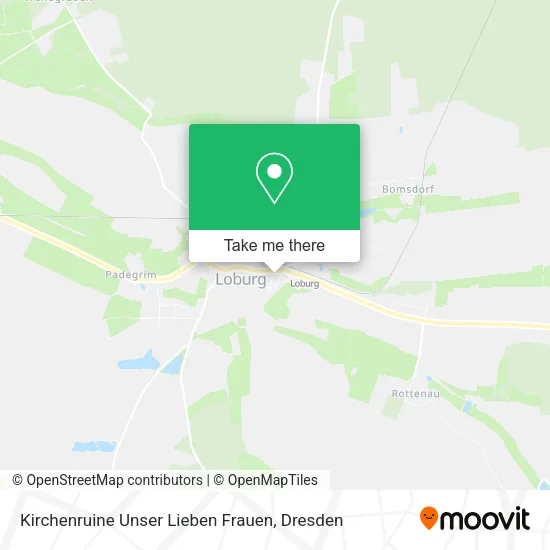 Карта Kirchenruine Unser Lieben Frauen