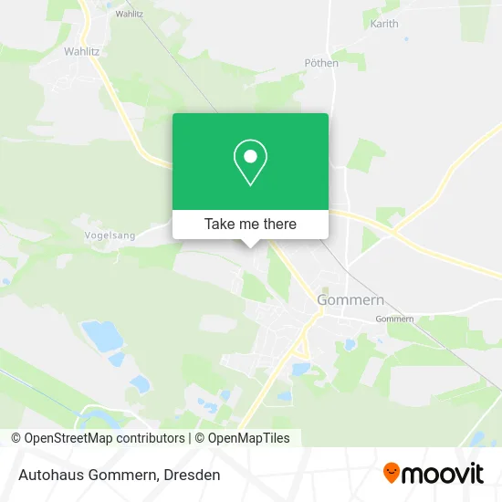 Карта Autohaus Gommern