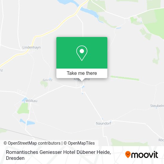 Карта Romantisches Geniesser Hotel Dübener Heide