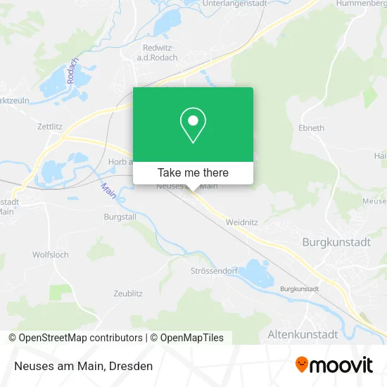 Карта Neuses am Main