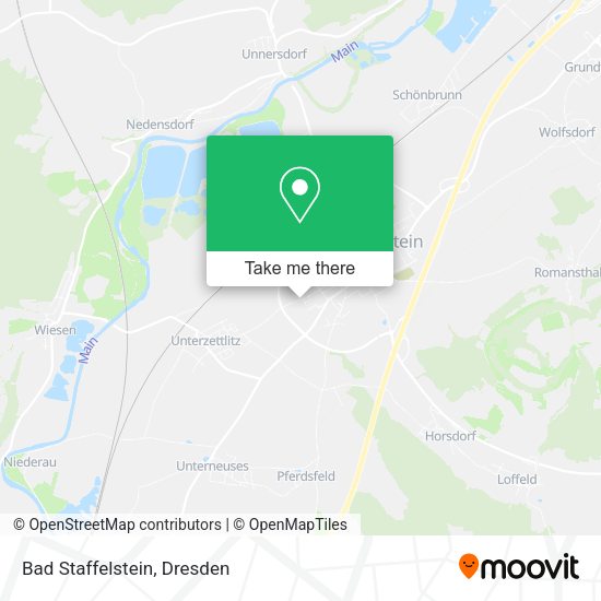 Карта Bad Staffelstein