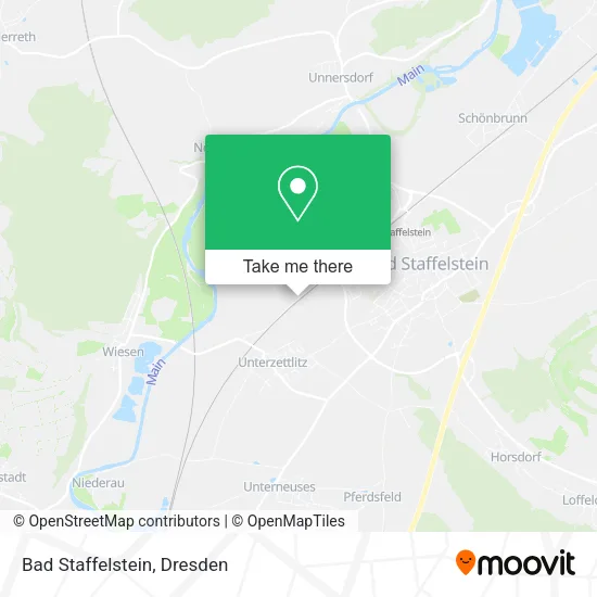 Карта Bad Staffelstein