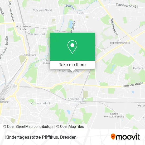 Карта Kindertagesstätte Pfiffikus
