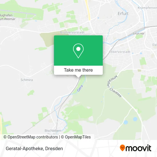 Карта Geratal-Apotheke