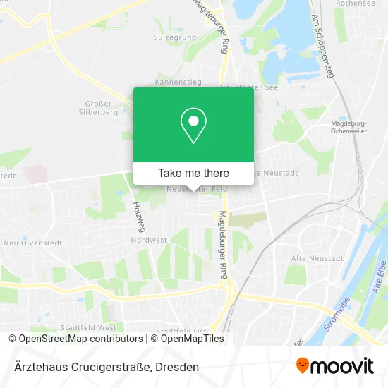 Карта Ärztehaus Crucigerstraße