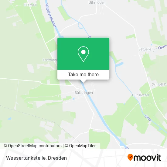 Карта Wassertankstelle