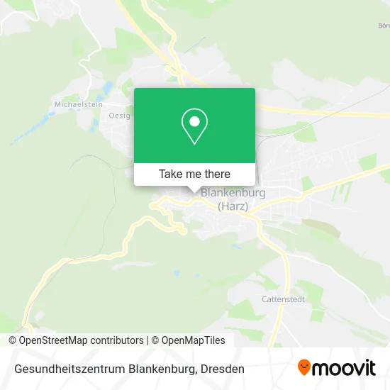 Карта Gesundheitszentrum Blankenburg