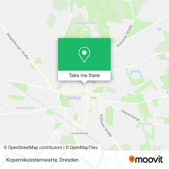 Карта Kopernikussternwarte