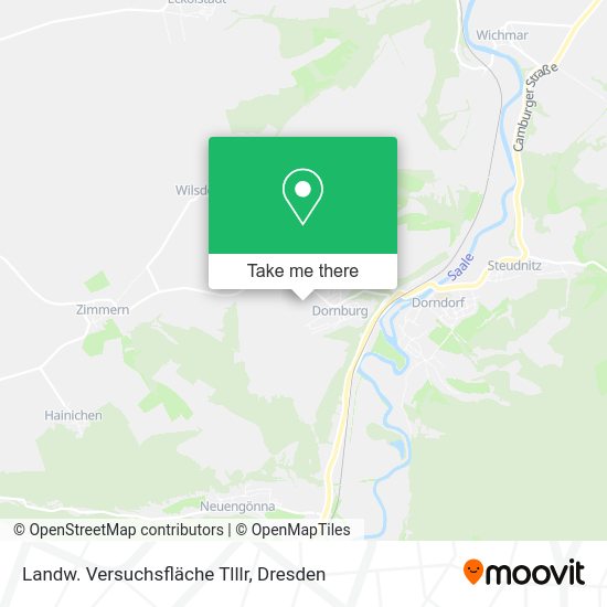 Карта Landw. Versuchsfläche Tlllr