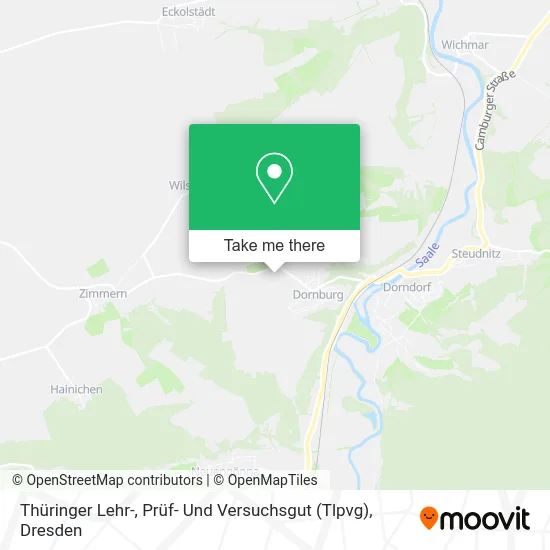 Карта Thüringer Lehr-, Prüf- Und Versuchsgut (Tlpvg)