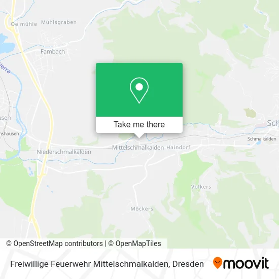 Карта Freiwillige Feuerwehr Mittelschmalkalden