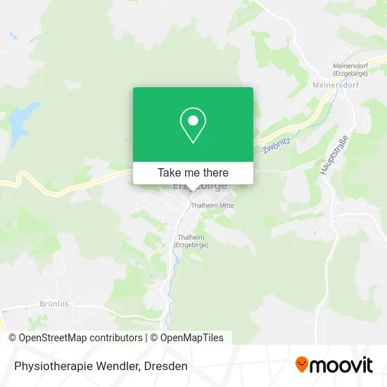 Карта Physiotherapie Wendler