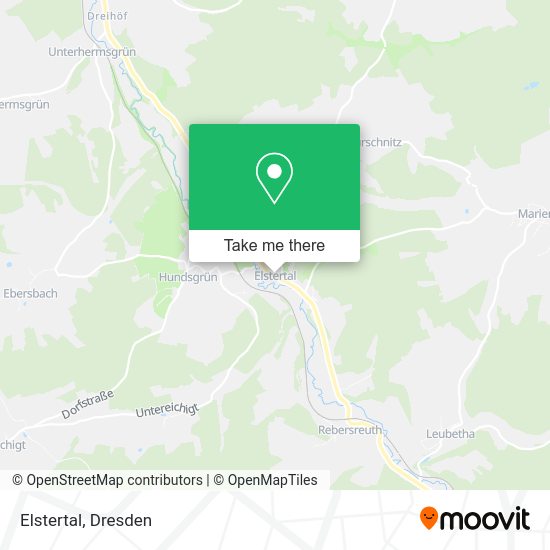 Карта Elstertal