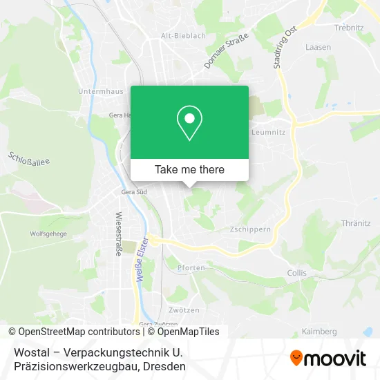 Карта Wostal – Verpackungstechnik U. Präzisionswerkzeugbau