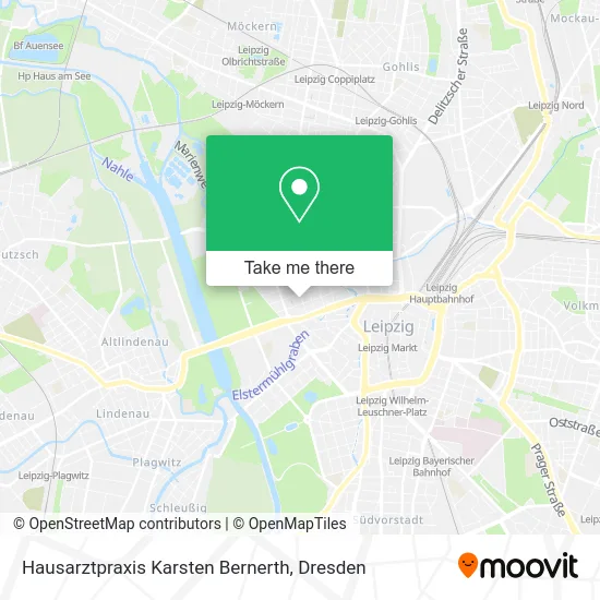 Карта Hausarztpraxis Karsten Bernerth